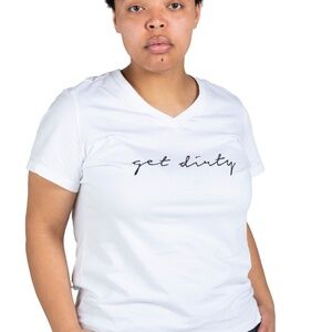 Get Dirty V-Neck T-shirts